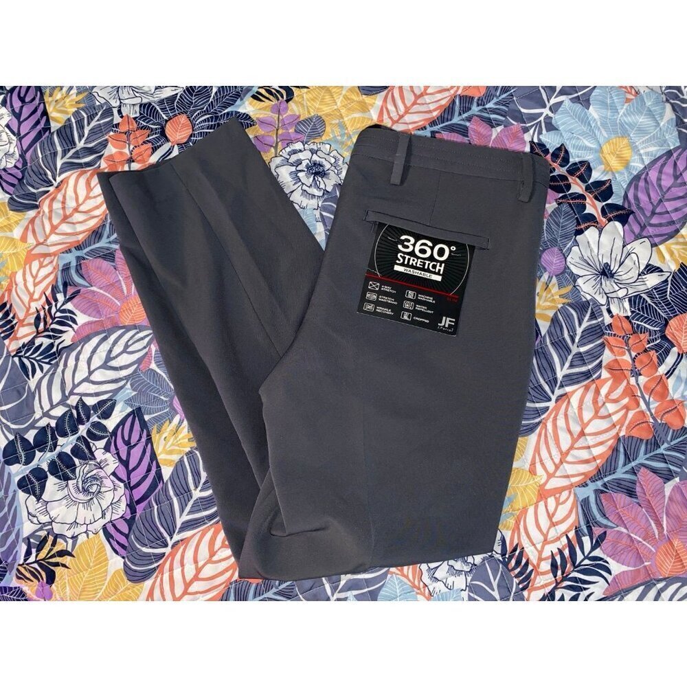 J Ferrar 360 Stretch Slim Fit Washable Dress Pants Size 32-34